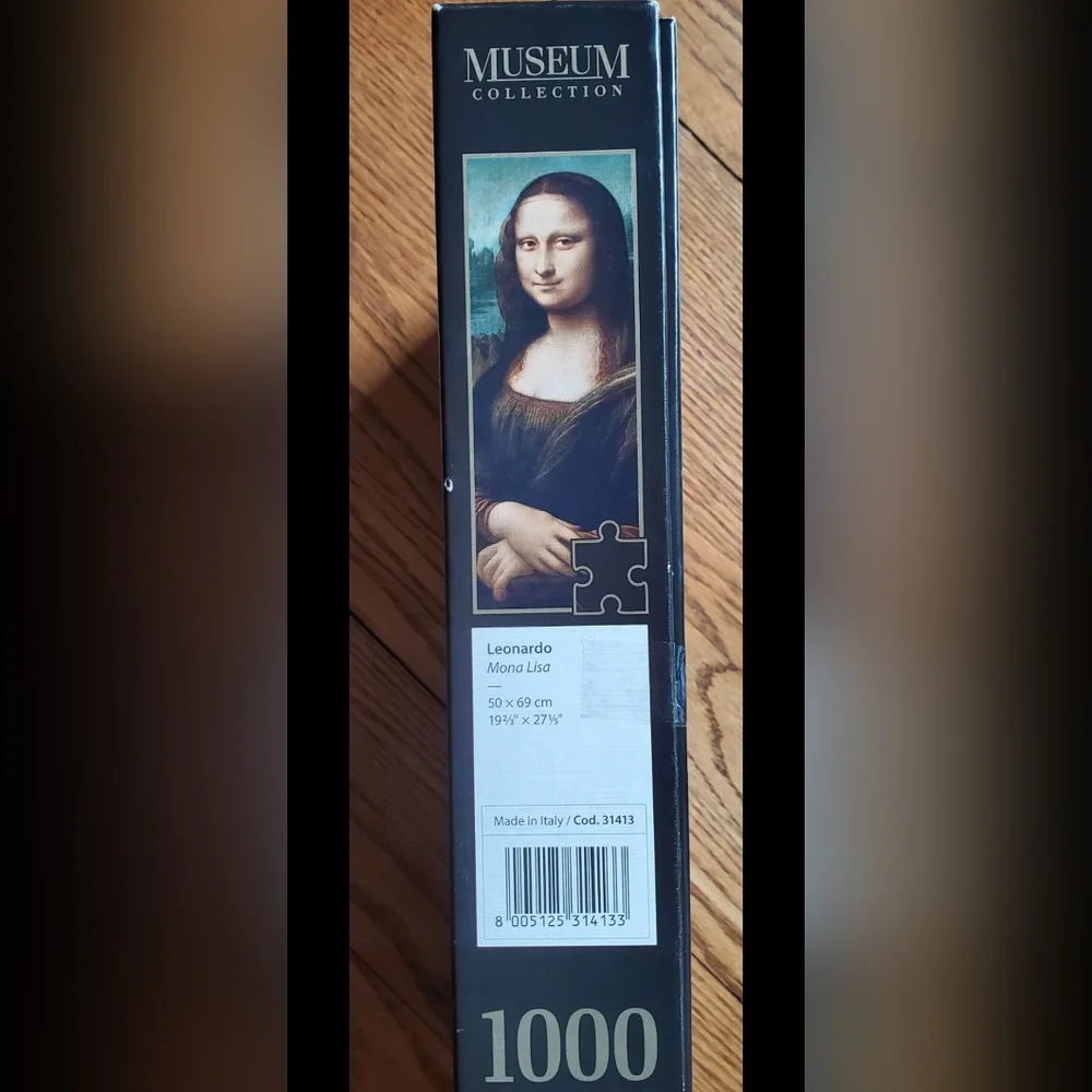 Clementoni 1000 Piece Jigsaw Puzzle MonaLisa Leonardo DaVinci Louvre Museum50x69